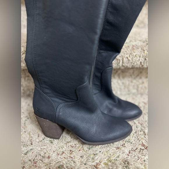 Lucky Brand Balissa Knee High Boots Black size 5.5 medium NWOT - Picture 3 of 14